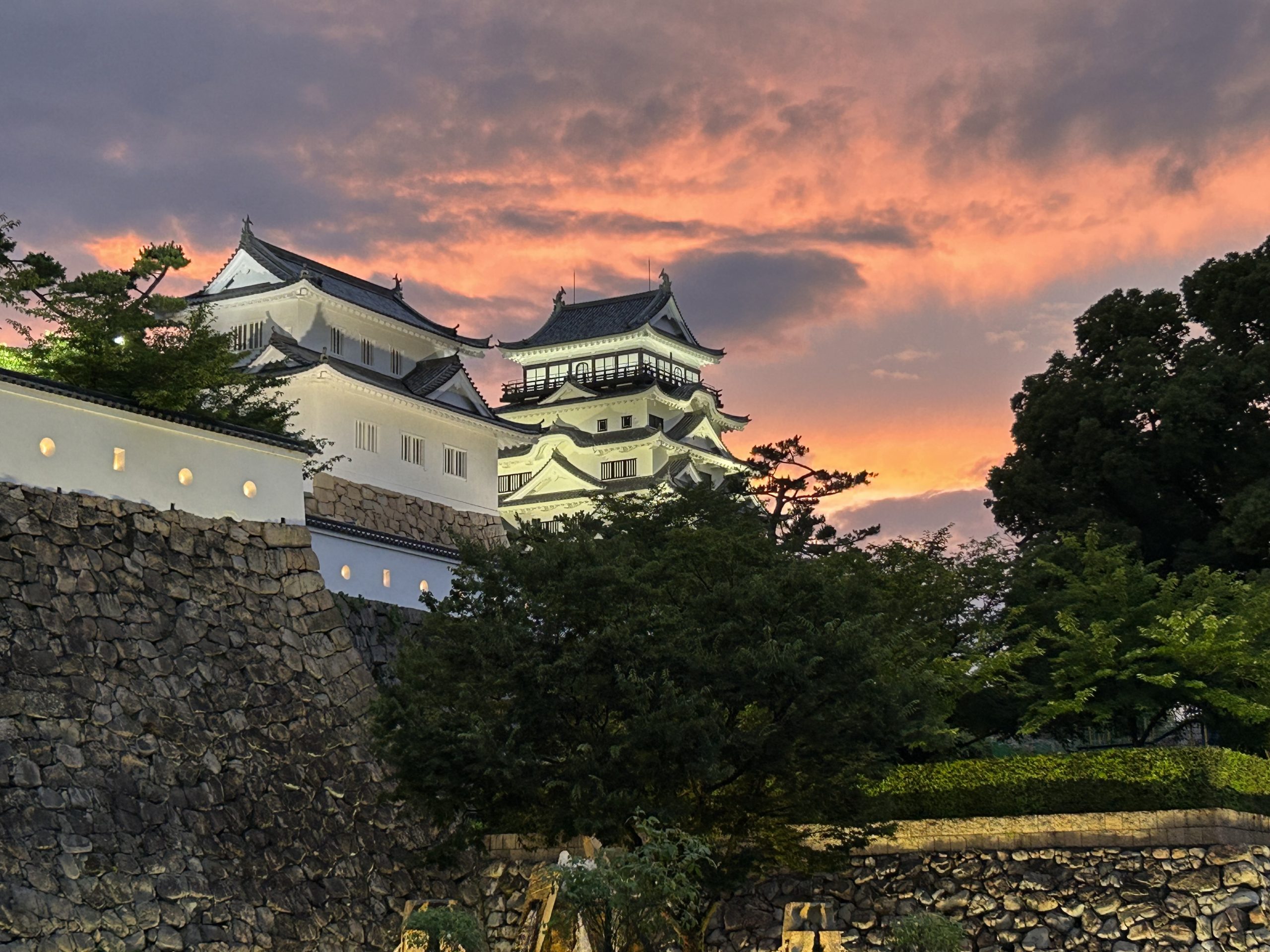 福山市のシンボルの福山城を幻想的だったのでおもわず撮影してみました 立派でかっこいいですね