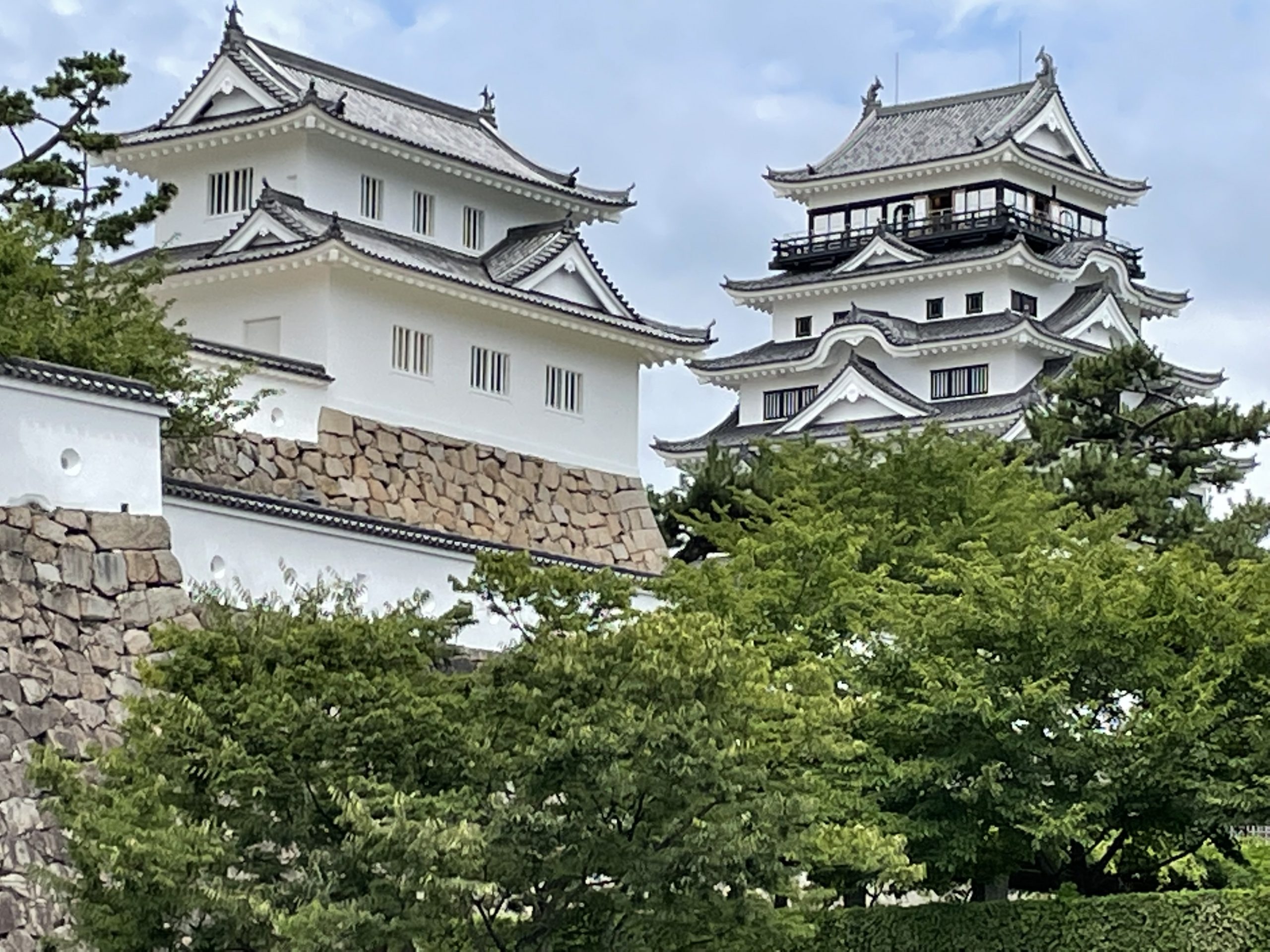 福山市のシンボル：福山城　改修中